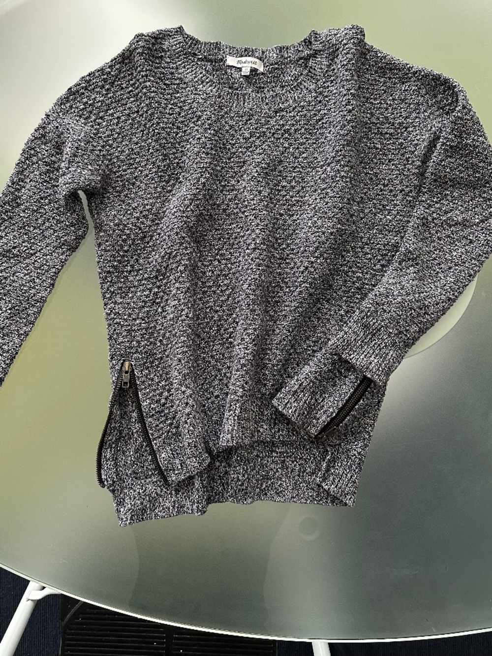 Madewell Grey Knit Sweater